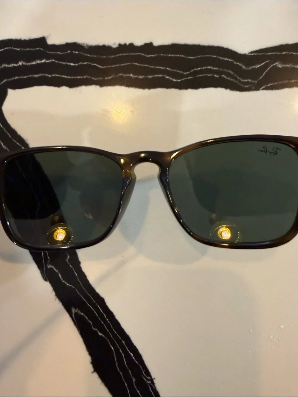 Ray-Ban Chris Sunglasses Matte Havana Brown Gradient Lenses
